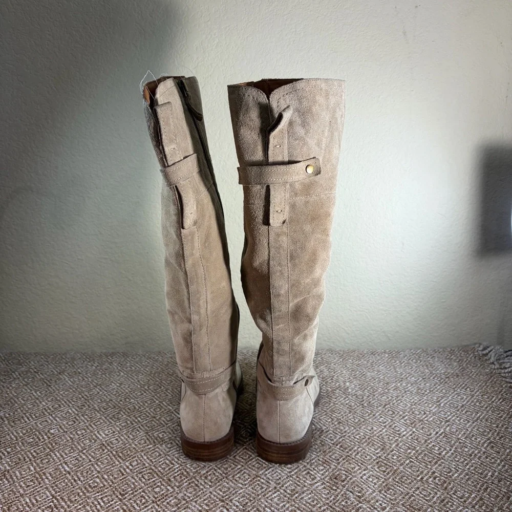 Sarto by Franco Sarto Coley Knee High Riding Boot Sz 7M Suede Leather Boho Party - Picture 5 of 11